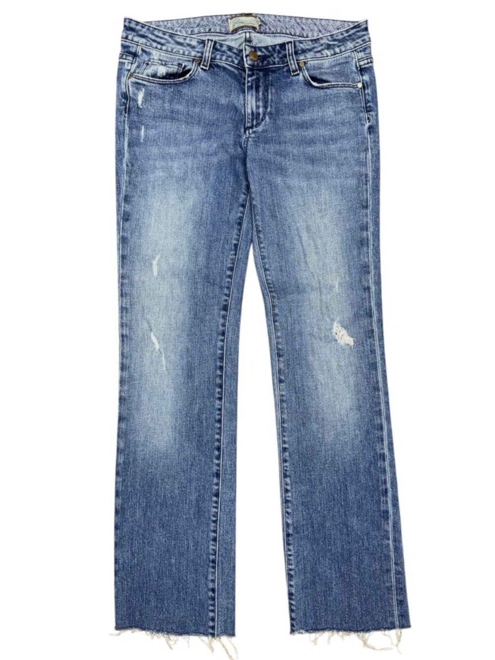 PAIGE | Women's | Premium Denim "Jimmy Jimmy" Distressed Jeans | Size 27